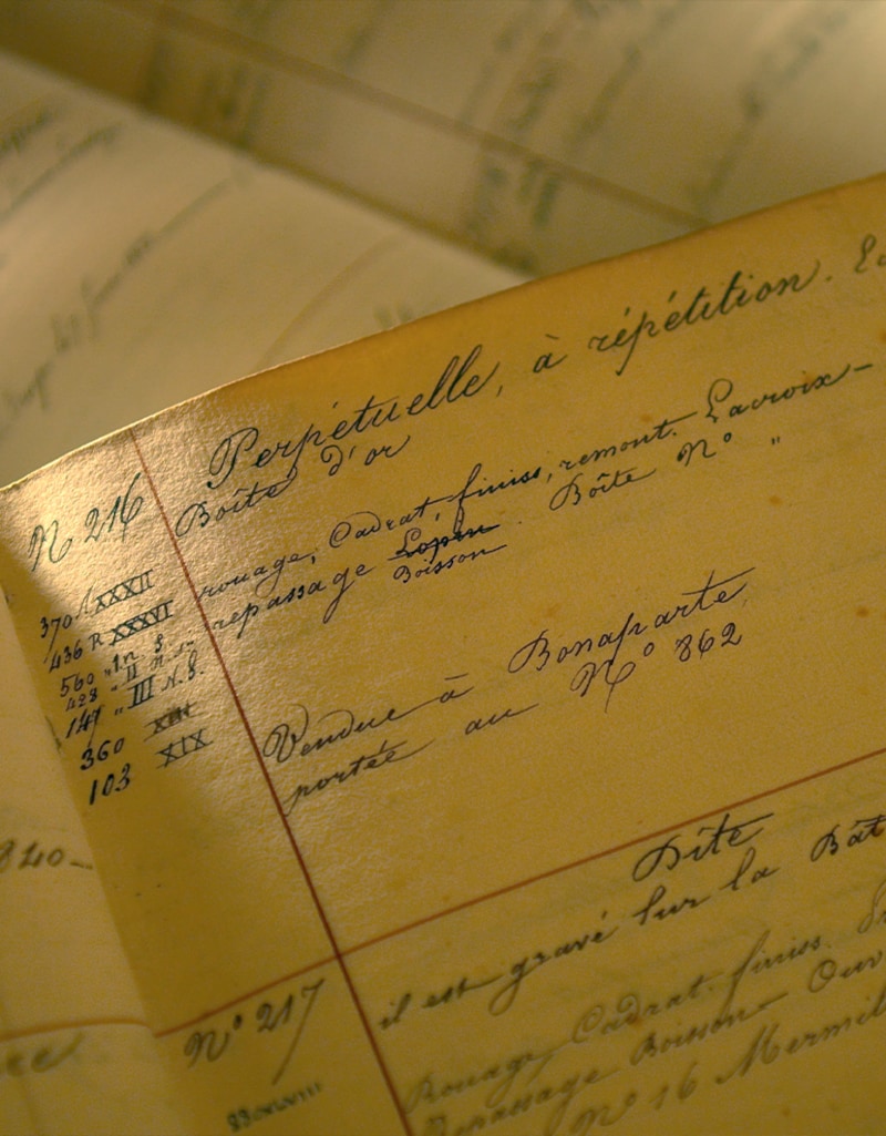 Breguet, The Maison’s Registers, Dating Back to 1775.