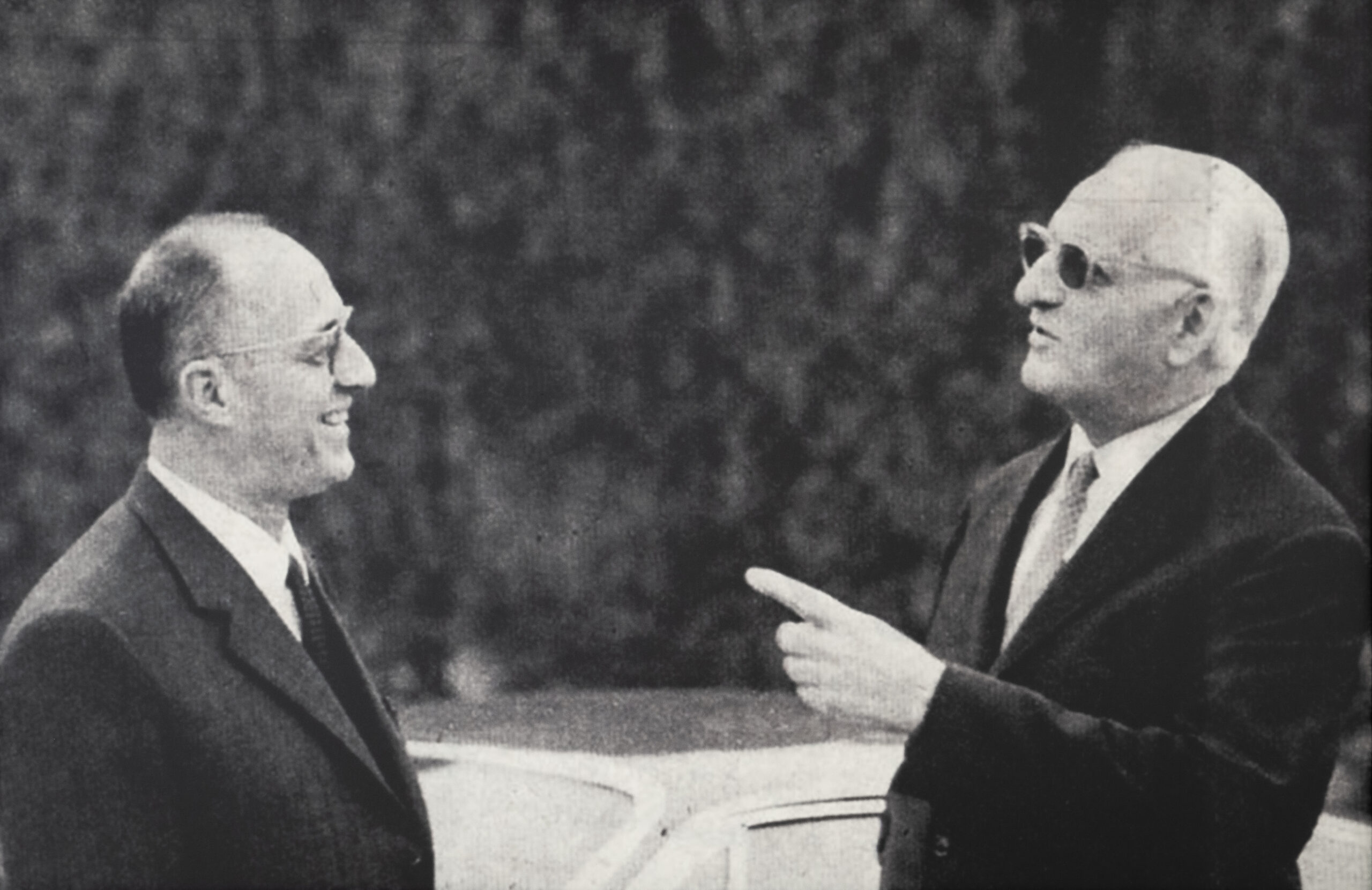 Charles Pozzi and Enzo Ferrari. Courtesy of Charles Pozzi.